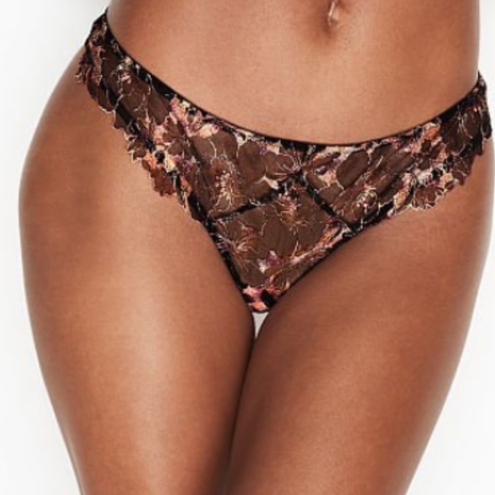 Victoria Secret Very Sexy Embellished Lace Thong
